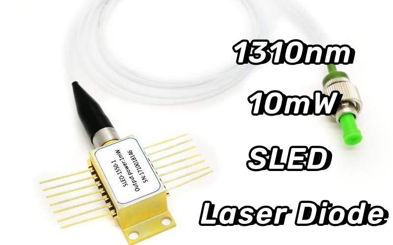 Суперлюминесцентный лазерный диод SLED 1310 нм, 10 мВт