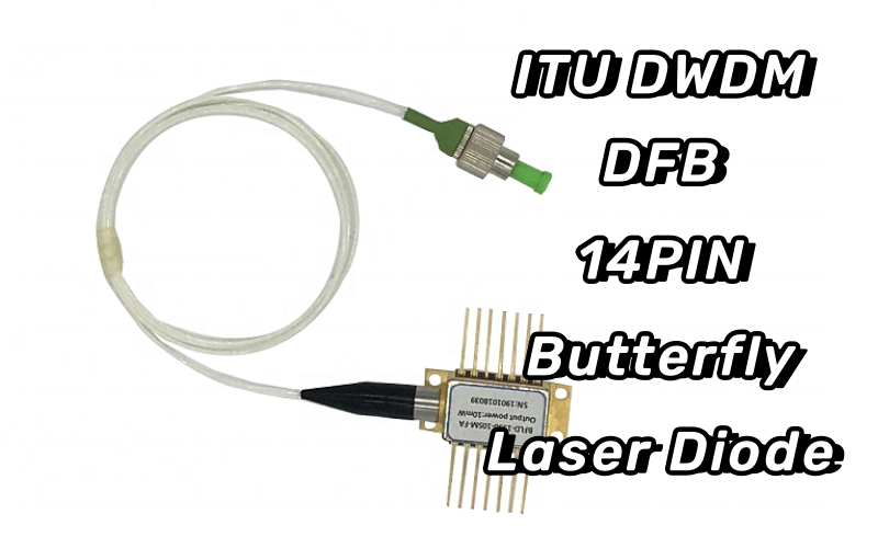 ITU DWDM DFB 14-контактный лазерный диод-бабочка